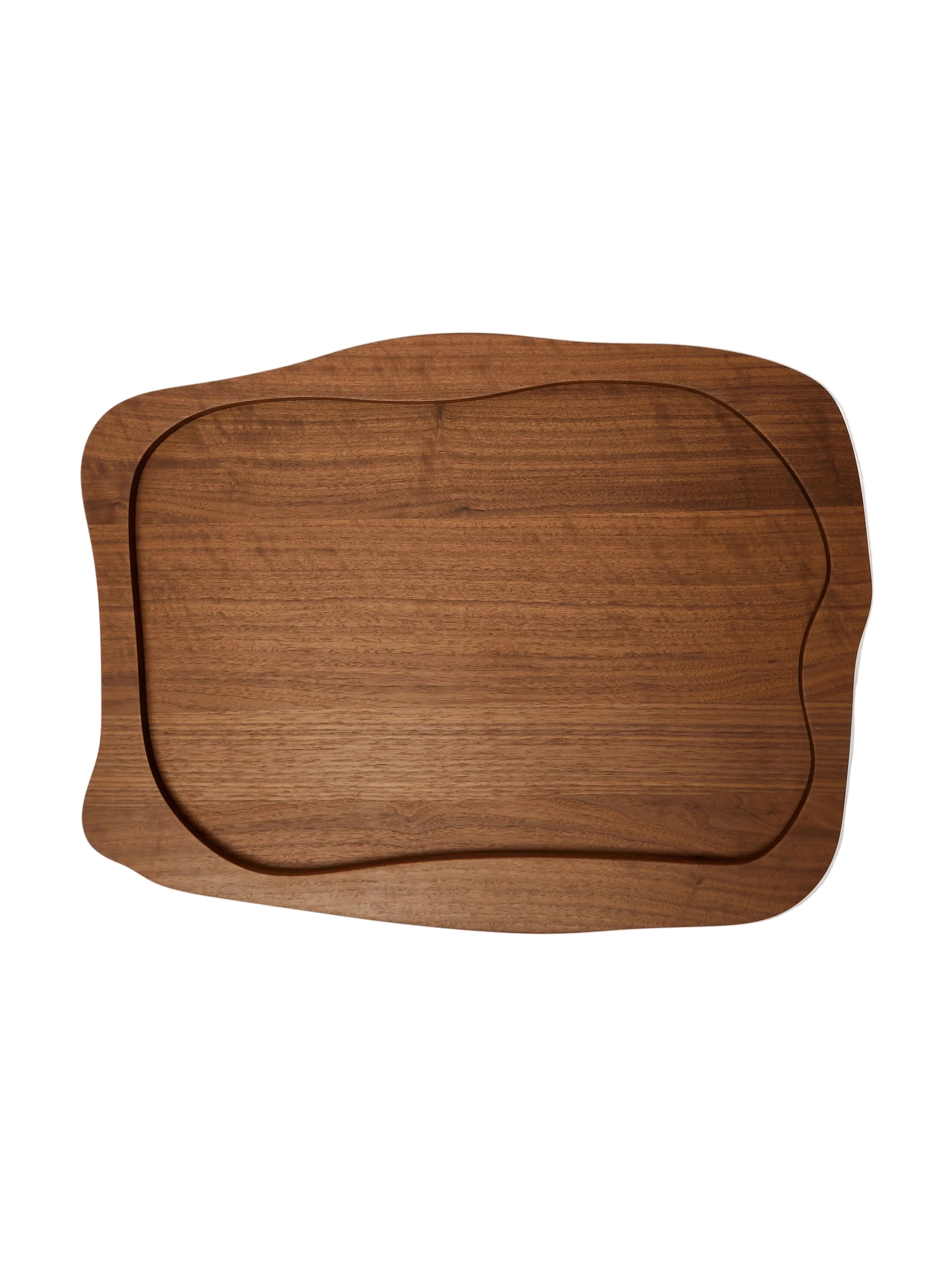 Moribana Walnut Wood Tray (21in/54cm)